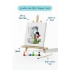 En Tatlı Annem Yazılı Eğitici Boyama Tuvali – Şövaleli Boya Seti 20x20 cm