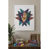El Desenli Mandala Ahşap Boyama Seti 40x50 cm