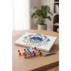 Yunus Desenli Mandala Ahşap Boyama Seti 40x50 cm