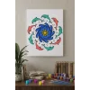 Yunus Desenli Mandala Ahşap Boyama Seti 40x50 cm