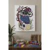 Baykuş Desenli Mandala Ahşap Boyama Seti 40x50 cm