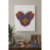 Kelebek Desenli Mandala Ahşap Boyama Seti 40x50 cm