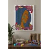 Kadın Portresi Desenli Mandala Ahşap Boyama Seti 40x50 cm