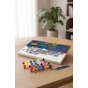 Kar Kraliçesi Desenli Mandala Ahşap Boyama Seti 40x50 cm