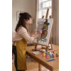 Kaplumbağa Desenli Mandala Ahşap Boyama Seti 40x50 cm