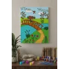 Köprü Manzaralı Mandala Ahşap Boyama Seti 40x50 cm