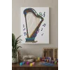 Arp Desenli Mandala Ahşap Boyama Seti 40x50 cm