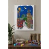 Londra Temalı Mandala Ahşap Boyama Seti 40x50 cm