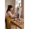 Rönesans Kadın Desenli Mandala Ahşap Boyama Seti 40x50 cm