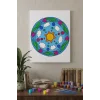 Paskalya Yumurtası Desenli Mandala Ahşap Boyama Seti 40x50 cm