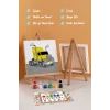 Tır Boyama Tuvali – Şövaleli Boya Seti 20x20