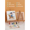Uçan Çocuk Boyama Tuvali – Şövaleli Boya Seti 20x20