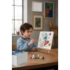 Uzay Tavşanı Boyama Tuvali – Şövaleli Boya Seti 20x20