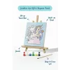 Sihirli Unicorn Boyama Tuvali – Şövaleli Boya Seti 20x20