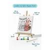 Çocuklar İçin Eğitici Boyama Seti Tavşan ve Kedicik (Şövaleli)