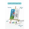 Çiçekli Yol ve Cami Şövaleli Boya Seti 20x20