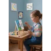 Çiçekli Yol ve Cami Şövaleli Boya Seti 20x20