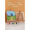 Muhammed Lafzı ve Çiçekli Yol Şövaleli Boya Seti 20x20