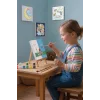 Kırmızı Kubbeli Cami Şövaleli Boya Seti 20x20