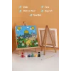Kubbetü’s-Sahra Şövaleli Boya Seti 20x20