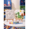 15x15 Sevimli Dinozor Taş Boyama Seti – Çocuk ve Yetişkin Hobi Kiti