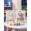 15x15 Sevimli Fil Taş Boyama Seti – Çocuk ve Yetişkin Hobi Kiti