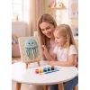 15x15 Sevimli Denizanası Taş Boyama Seti – Çocuk ve Yetişkin Hobi Kiti