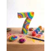 7 Rakamı Taş Boyama Hobi Seti