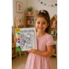 Annemizin Günü Temalı Boyama Tuvali Şövalesiz Boya ve Fırça Seti 20x20 cm