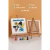 Annemizin Günü Temalı Eğitici Boyama Tuvali – Şövaleli Set 20x20 cm
