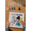Annemizin Günü Temalı Eğitici Boyama Tuvali – Şövalesiz Set 20x20 cm