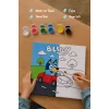 Bluey Araba Macerası Şövalesiz Boya Seti 20x20