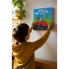 Bluey Araba Macerası Şövalesiz Boya Seti 20x20