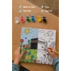 Çiçek Bahçesinde Kâbe Şövalesiz Boya Seti 20x20