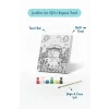 Çiçek Bahçesinde Kâbe Şövalesiz Boya Seti 20x20