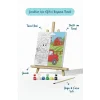 Çiftlik ve Kamyon Temalı Çocuk Boyama Tuvali – Şövaleli Eğitici Boyama Seti 20x20 cm