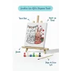 Çocuklar İçin Eğitici Boyama Seti Tavşan ve Kedicik (Şövaleli)
