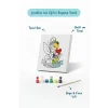 Çocuklar İçin En Tatlı Annem Boyama Tuvali Şövalesiz Boya Seti 20x20 cm