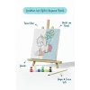 Doğum Günü Unicorn Boyama Tuvali – Şövaleli Boya Seti 20x20