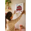 Elmalı Okul Servisi Boyama Tuvali – Şövalesiz Boya Seti 20x20