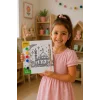 Kırmızı Hilal ve Cami Şövalesiz Boya Seti 20x20