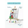 Oruç Duası Çocuklar İçin Eğitici Boyama Tuvali (Şövaleli)