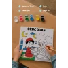 Oruç Duası Çocuklar İçin Eğitici Boyama Tuvali (Şövalesiz)