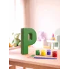 P Harfi Taş Boyama Hobi Seti