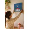 Palmiyeli Cami Şövalesiz Boya Seti 20x20