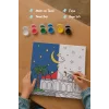 Palmiyeli Cami Şövalesiz Boya Seti 20x20