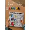 Ramazan Bayramı Çocuklar İçin Eğitici Boyama Tuvali (Şövalesiz)