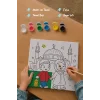 Ramazan Eğitici Boyama Seti Camii Önünde Fenerli Çocuklar (Şövalesiz)