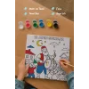 Ramazan Eğitici Boyama Seti Davulcu ve Çocuklar (Şövalesiz)