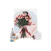 Sayılarla Boyama Seti 40 x 50 cm Tuval Şasesine Gerili Kucaktaki Çiçek